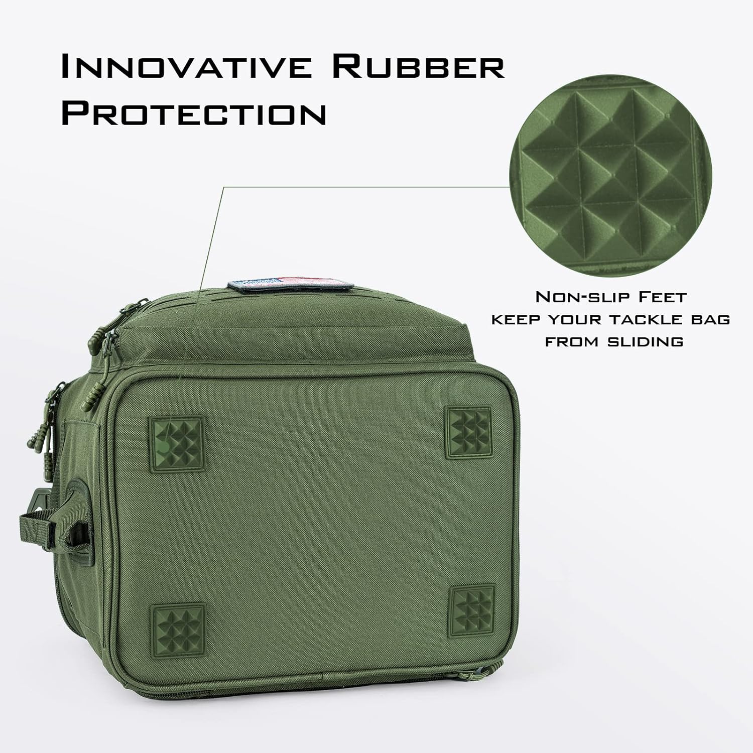 KastKing Fishing Tackle Bags - Saltwater & Freshwater Fishing Bags - Water Resistant, Padded Shoulder Strap - Gear Storage - Image 5